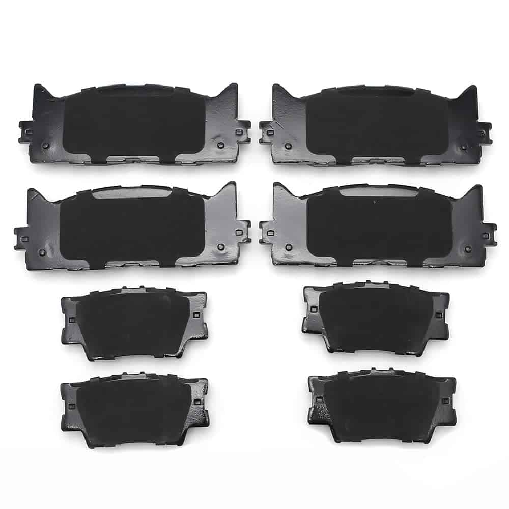 TALAMOYI Juego de Pastillas de Freno Delanteras y Traseras - Imagen 3