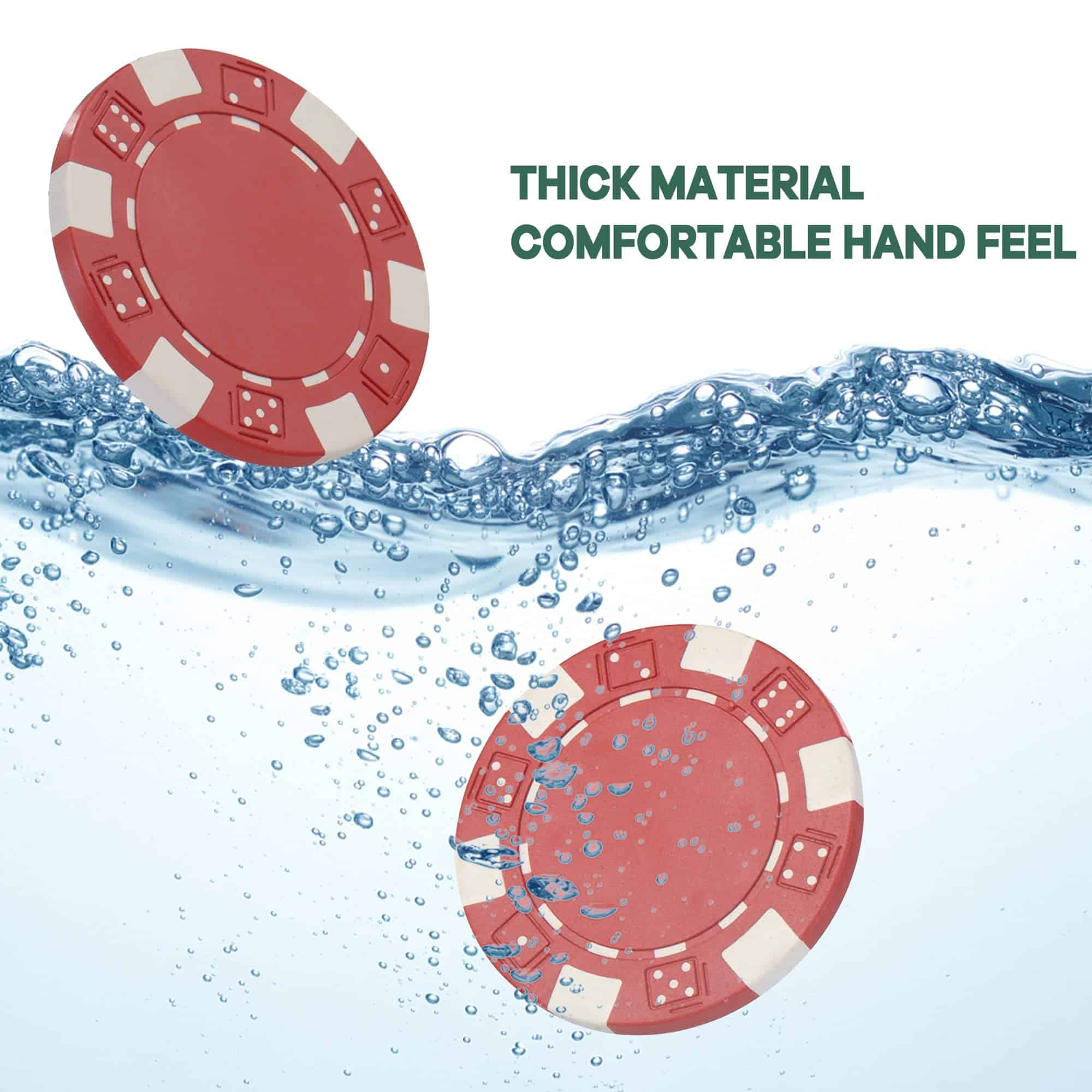 Set de Fichas de Póker LUOBAO, 500 Pcs para Texas Hold'em, - Imagen 7