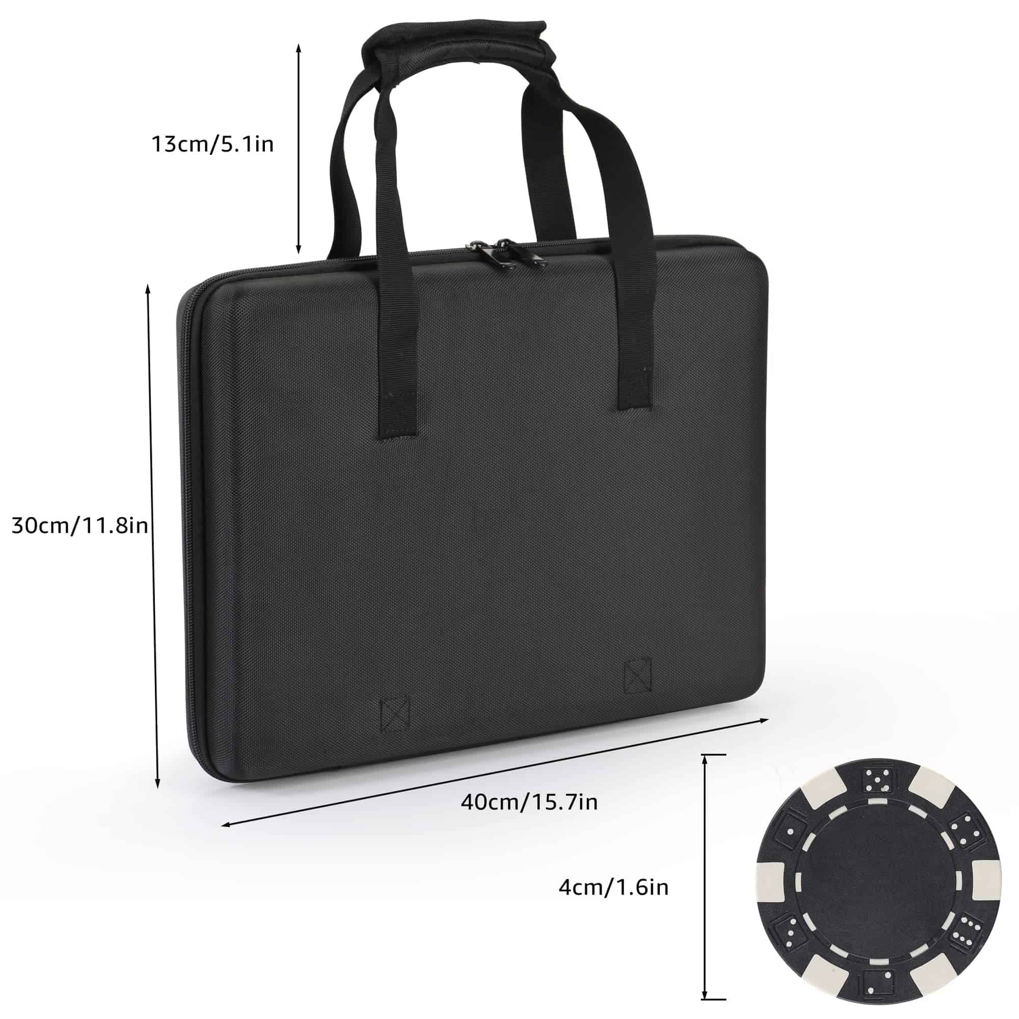 Set de Fichas de Póker LUOBAO, 500 Pcs para Texas Hold'em, - Imagen 4