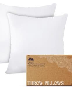 Juego de 2 insertos de almohada de 26 x 26 pulgadas de