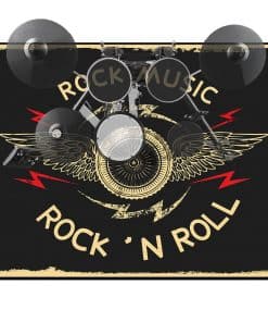 Tapete de batería PRIHALF, Alfombra de batería, Decoración