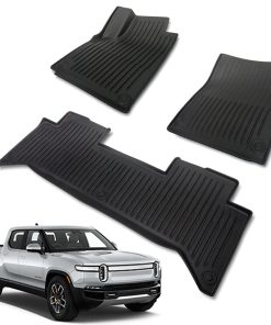 Tapetes para piso HANSSHOW Compatible con Rivian R1T TPE