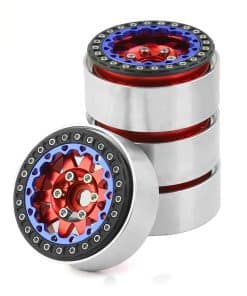 Ruedas de aleación de aluminio de 1.9 pulgadas con