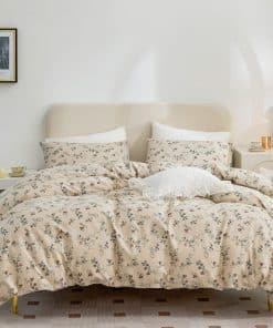 Edredón Floral Gemelo, Juego de Cama para Niñas de 3