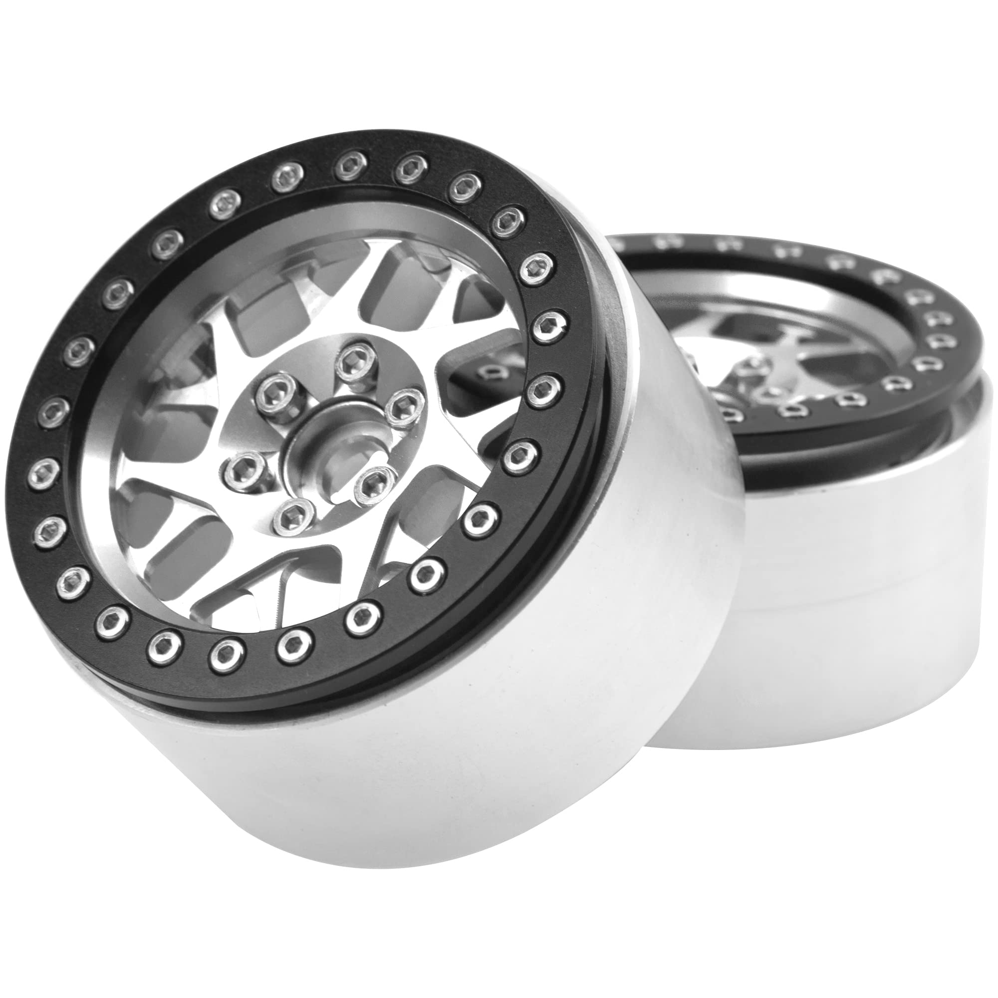 4Pack HIRCQOO Metal Rims de Rueda Beadlock de 2.2 pulgadas - Imagen 5