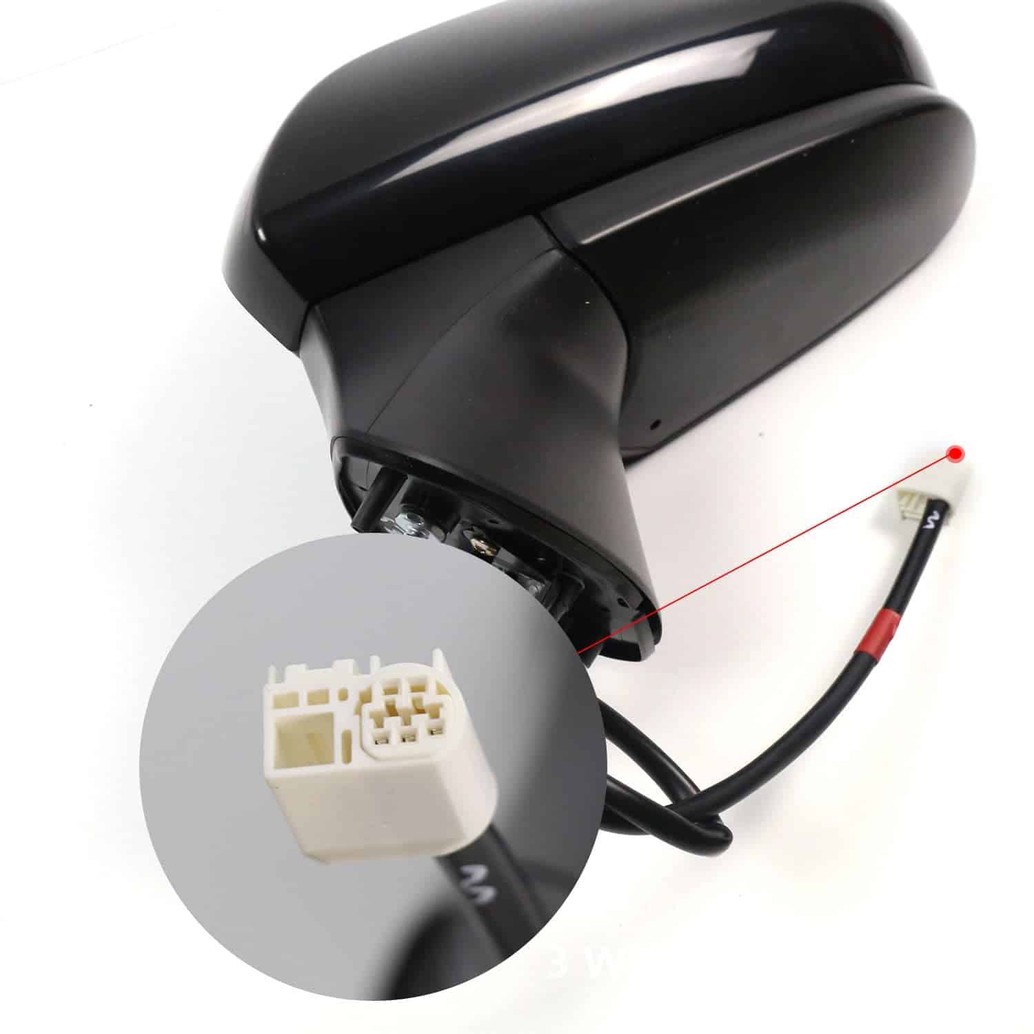 Espejo lateral del lado del pasajero de Marretoo para - Imagen 9