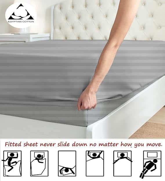 Juego de sábanas Superior para camas ajustables Split King, - Imagen 4