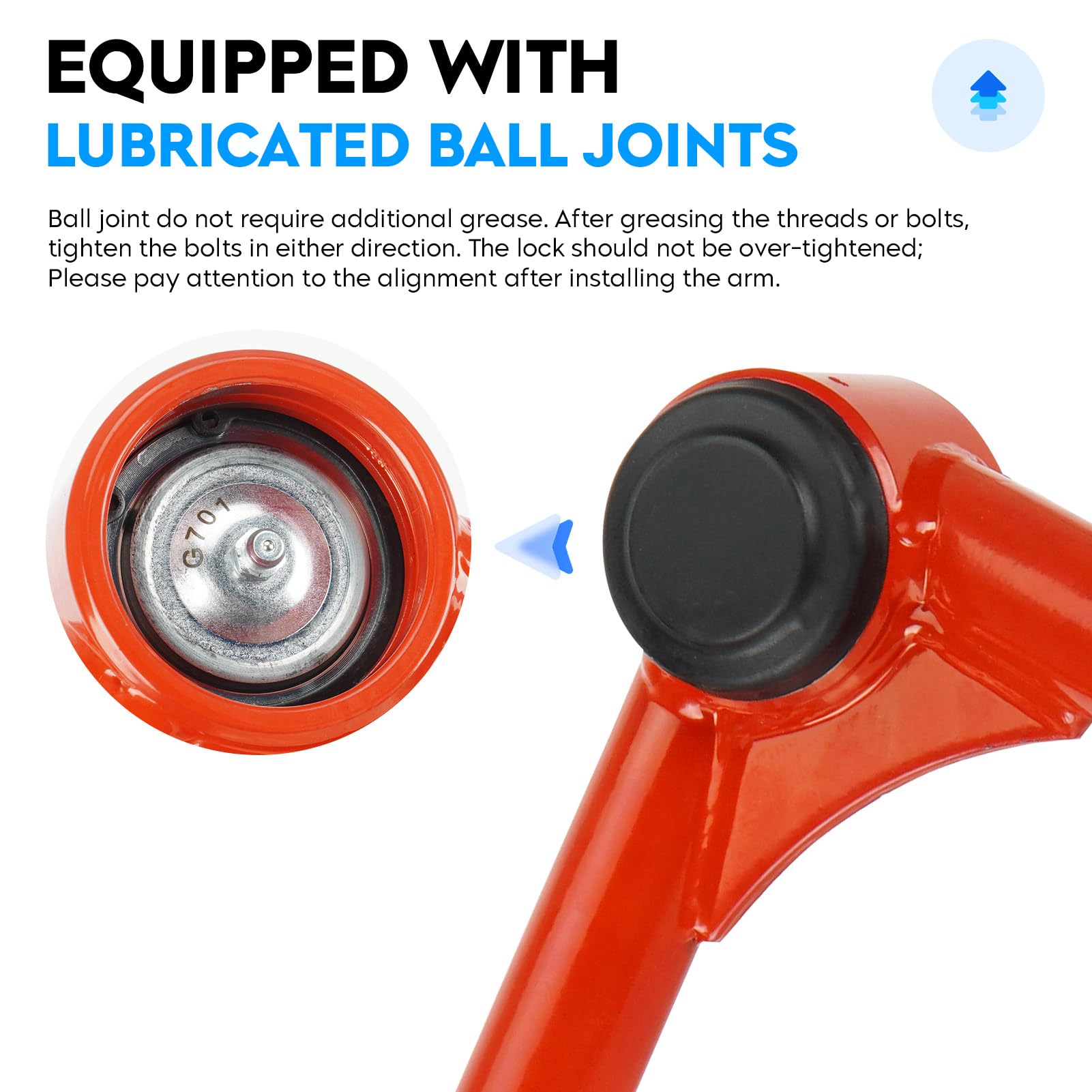 Brazos de Control Delanteros Superiores con Rótulas - Imagen 3