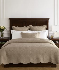 Colcha de Matelasse de Lujo de Jardín de Salvia Calla