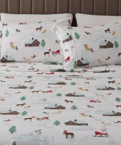 Juego de Sábanas de Microfibra de 4 Piezas para Cama Full