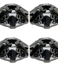 4 piezas Tapacubo de Centro de Rueda Cromado ER038 ER035SG
