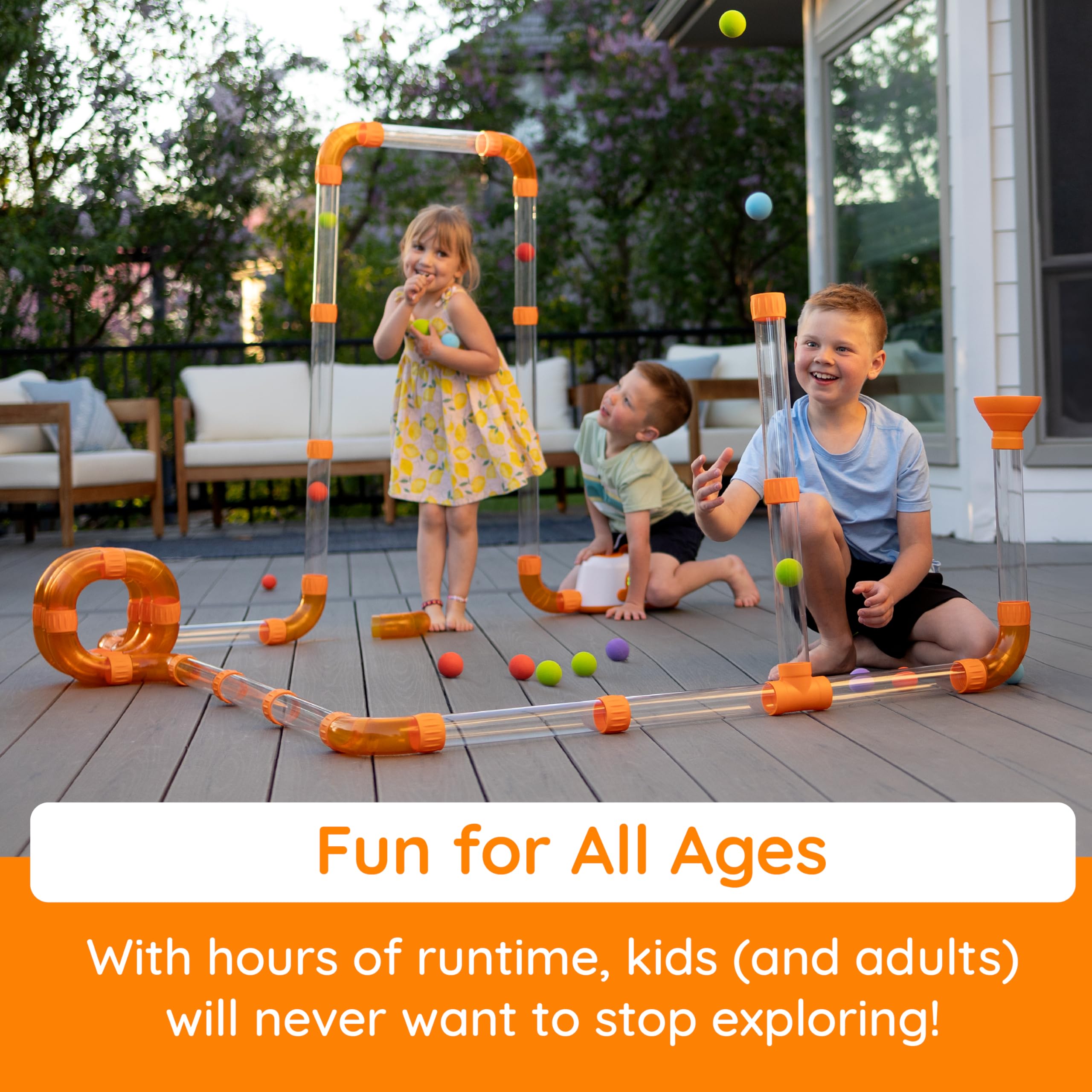 Fat Brain Toys Air Toobz, Juguetes de Construcción STEM con - Imagen 3