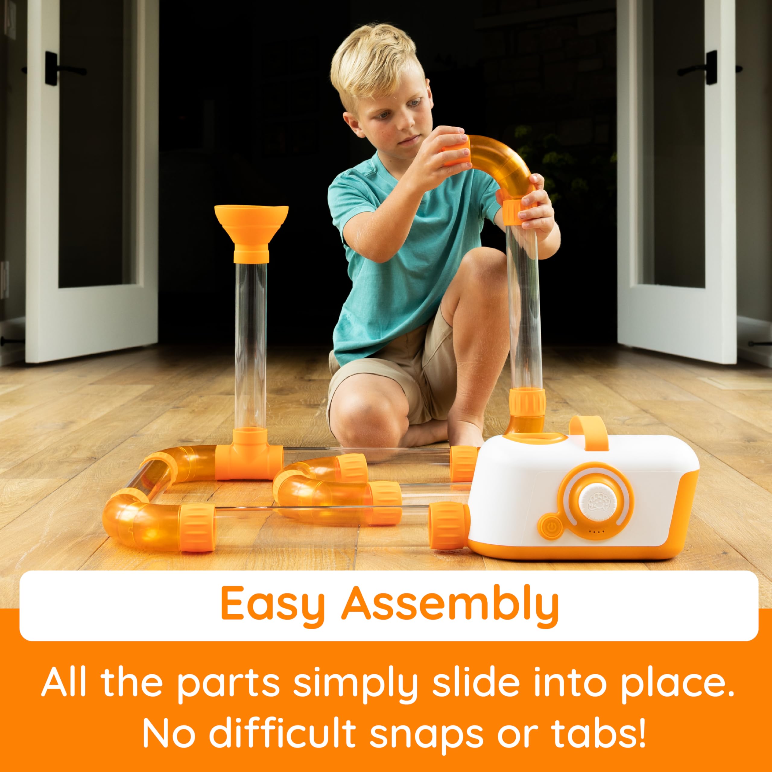 Fat Brain Toys Air Toobz, Juguetes de Construcción STEM con - Imagen 5