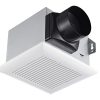 Extractor de aire y ventilador de baño de instalación sin