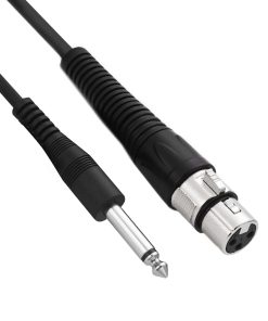 Cable de Micrófono CAROL XLR Hembra a 6.35mm (1/4 pulgadas)
