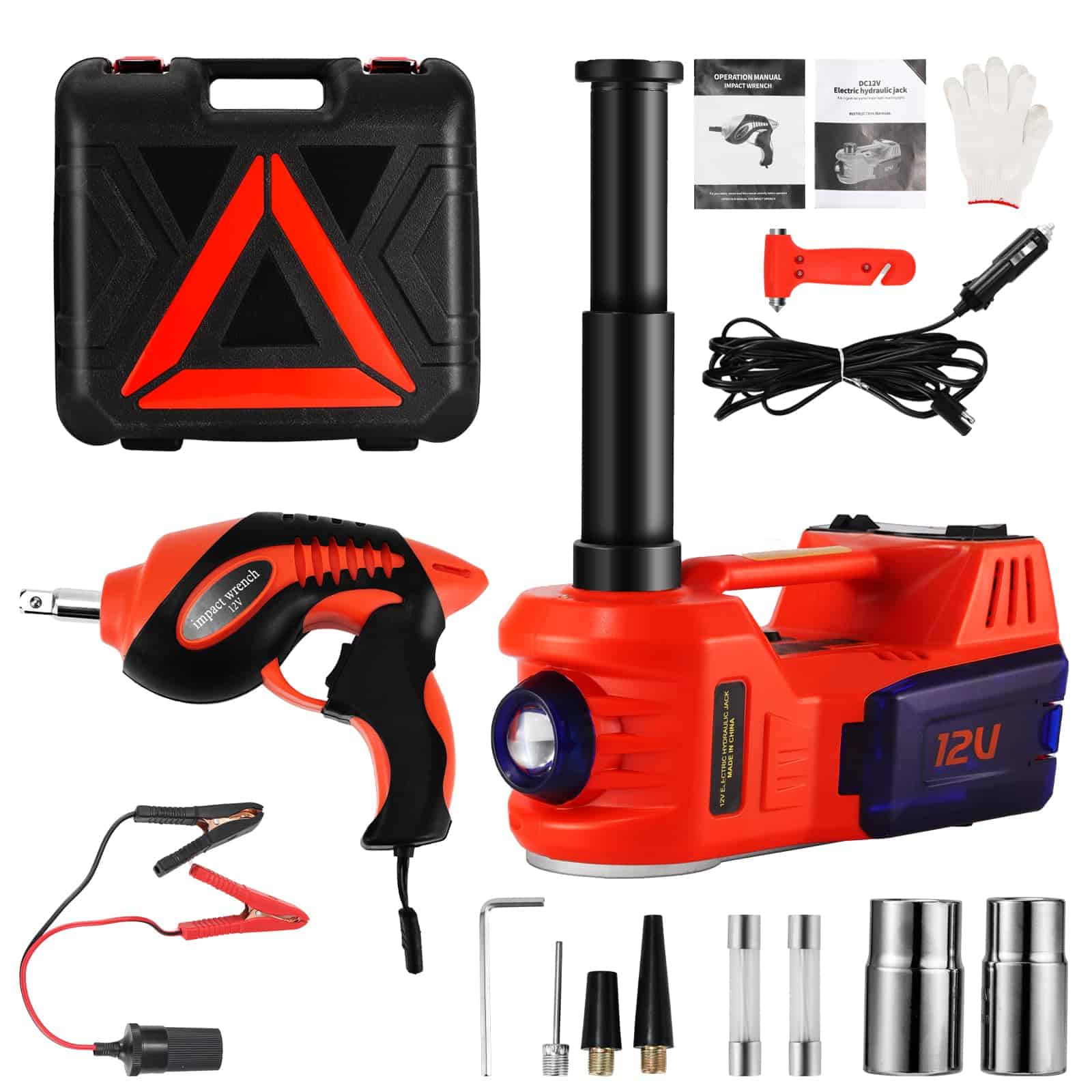 Gato Eléctrico BENYAN de 5 Toneladas con Llave de Impacto