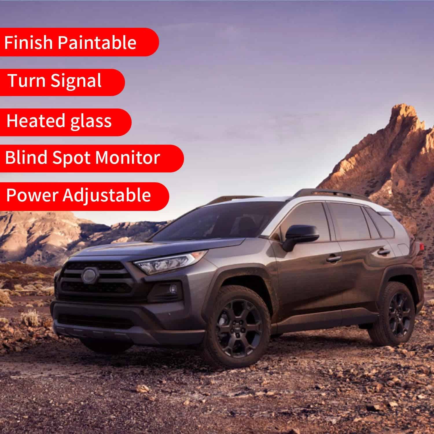 Espejo Lateral Marretoo para Toyota RAV4 2019 2020 2021 - Imagen 5