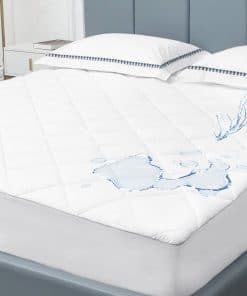 Protector de Colchón Acolchado de -Blanco