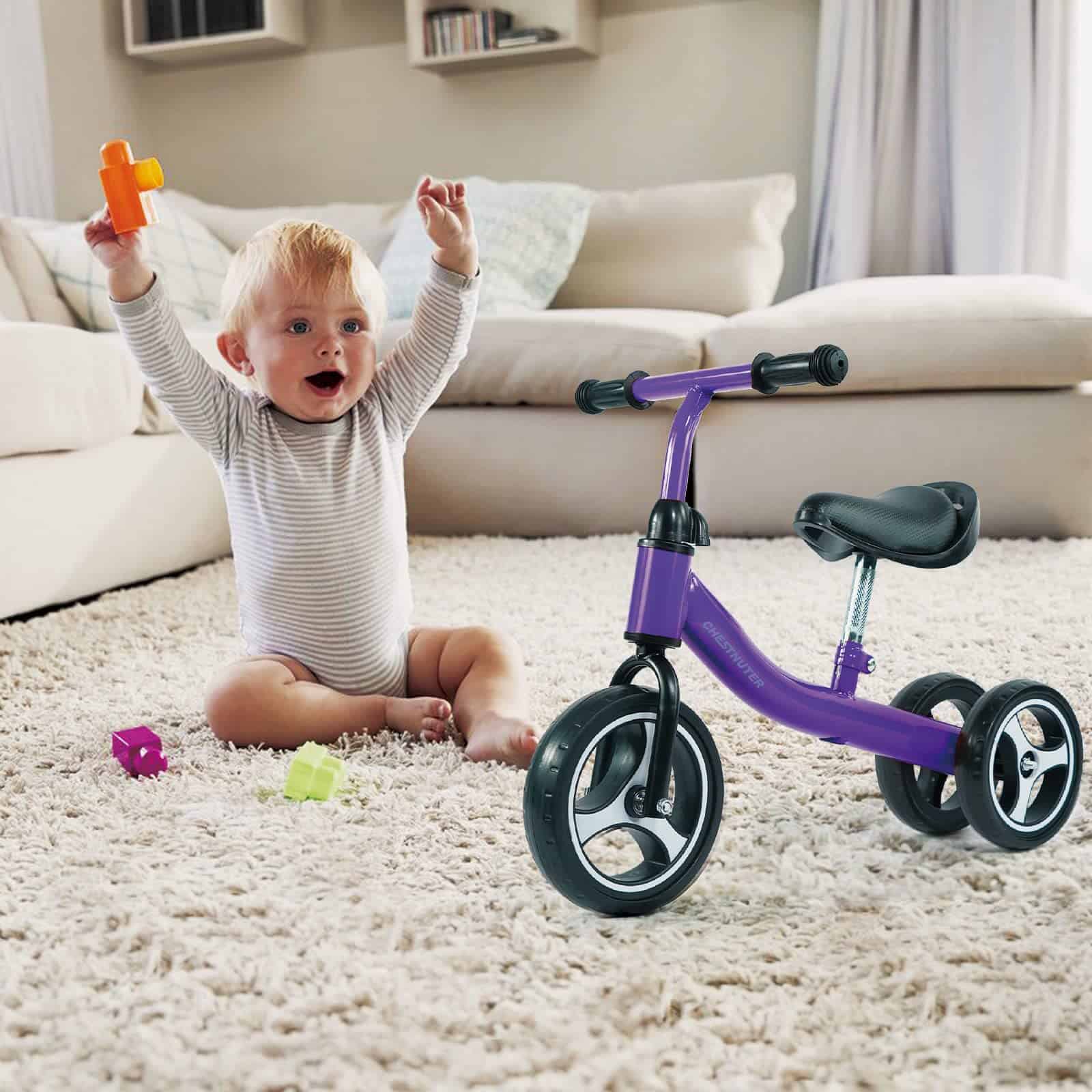 Bicicleta de Equilibrio para Bebés CHESTNUTER, Regalos para - Imagen 7