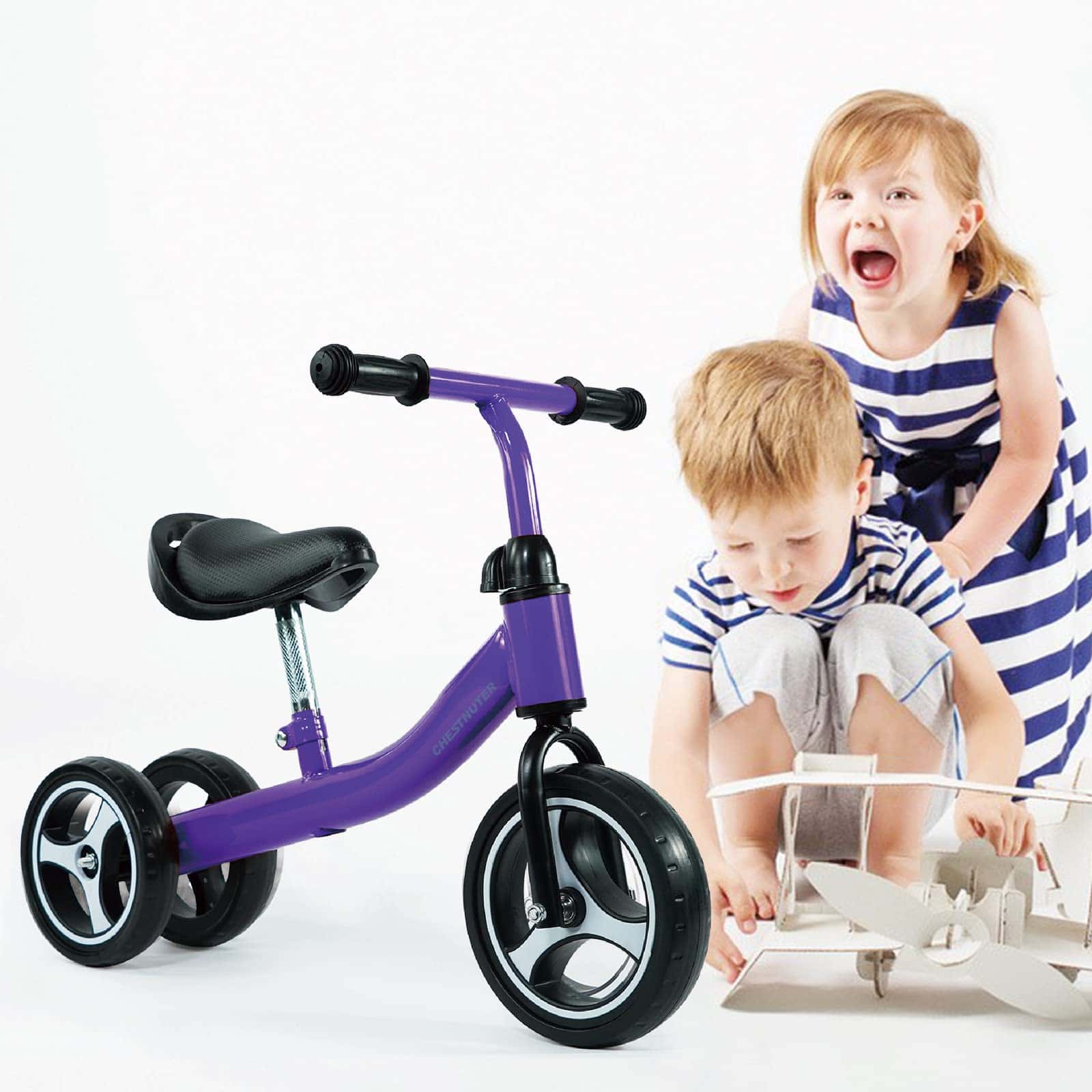 Bicicleta de Equilibrio para Bebés CHESTNUTER, Regalos para - Imagen 6