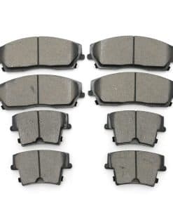 Juego de 8 Pastillas de Freno de Cerámica Delanteras y