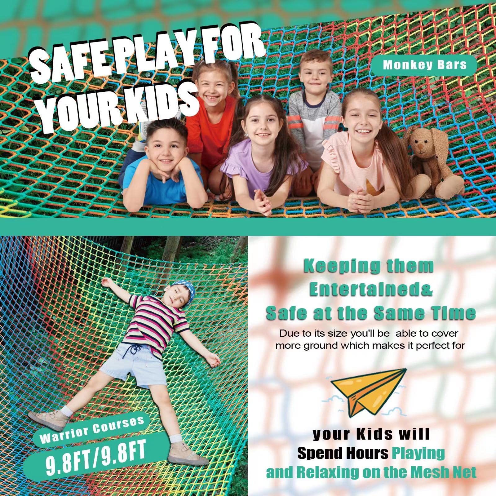 Red de Carga para Juegos Infantiles HOEE - Red de Cuerda - Imagen 3