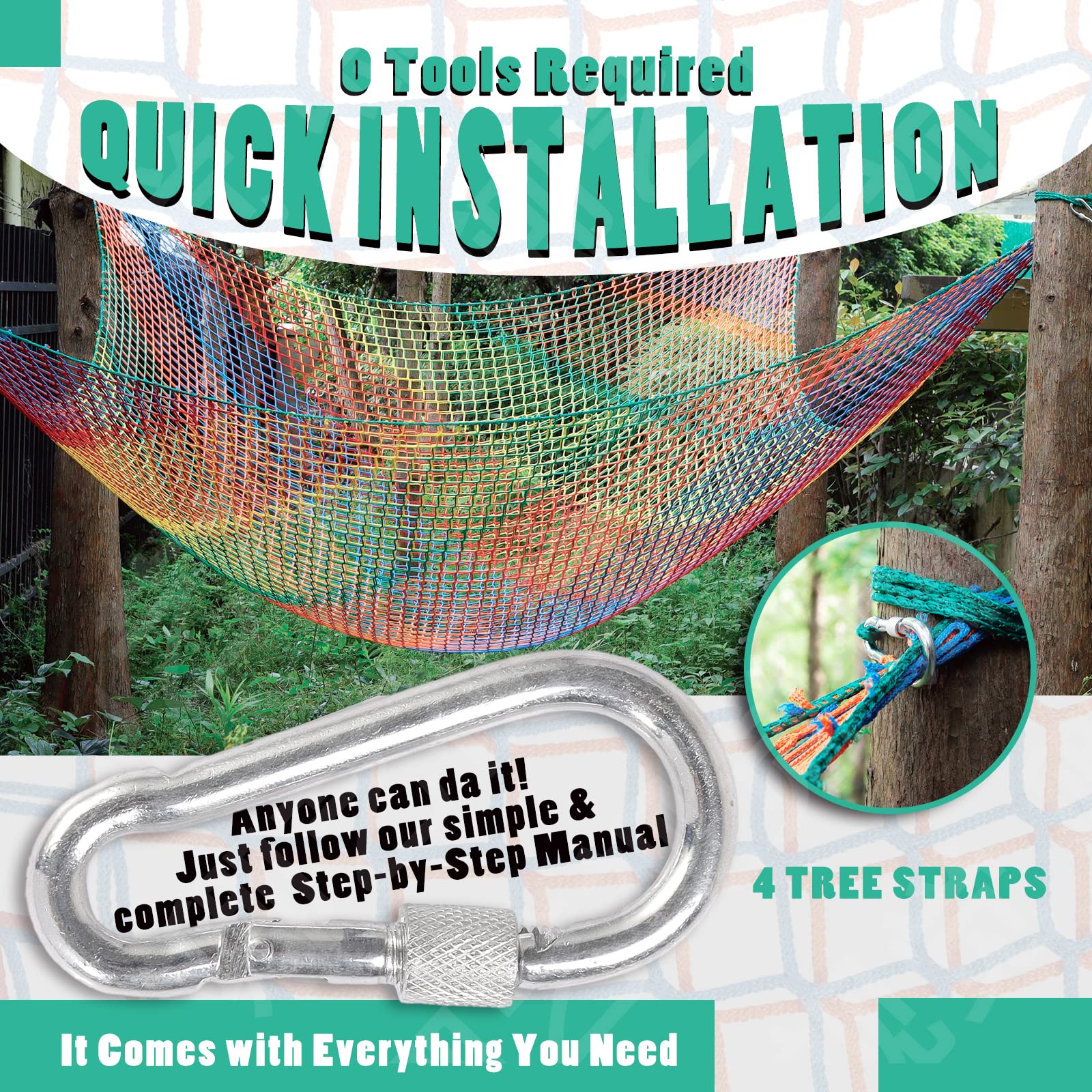 Red de Carga para Juegos Infantiles HOEE - Red de Cuerda - Imagen 7