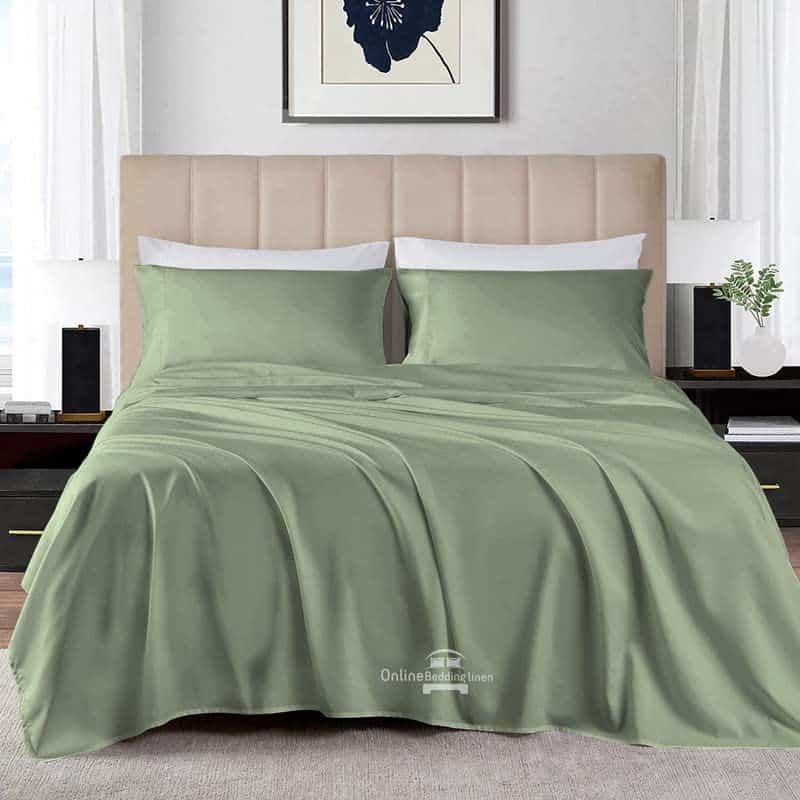 Juego de sábanas cortas king - 4 piezas 800 hilos 100%