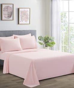 Juego de Sábanas Ultra Suaves de Bambú de Rayón Sólido de