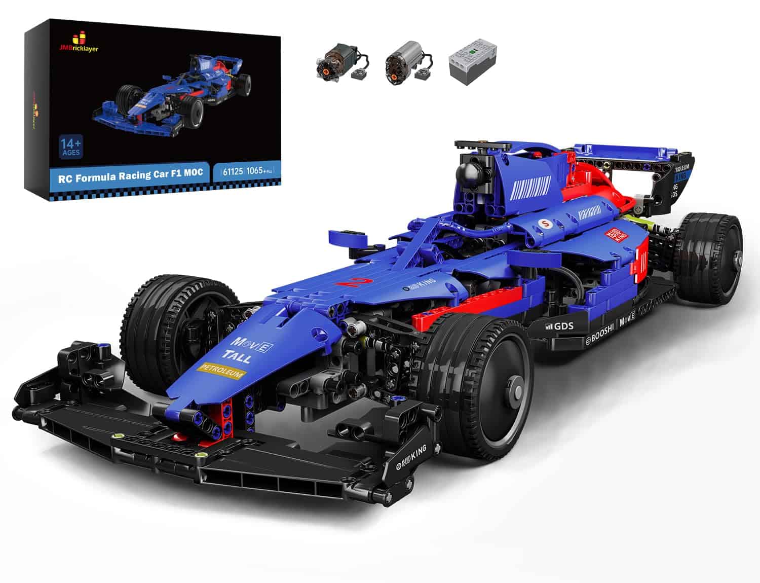 JMBricklayer Set de Construcción de Coche de Carreras F1