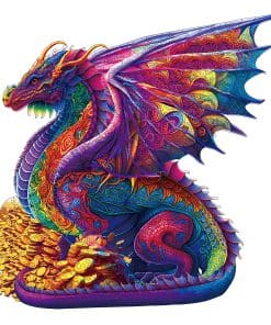 Rompecabezas de madera único Mys Aurora - Dragón Dorado,