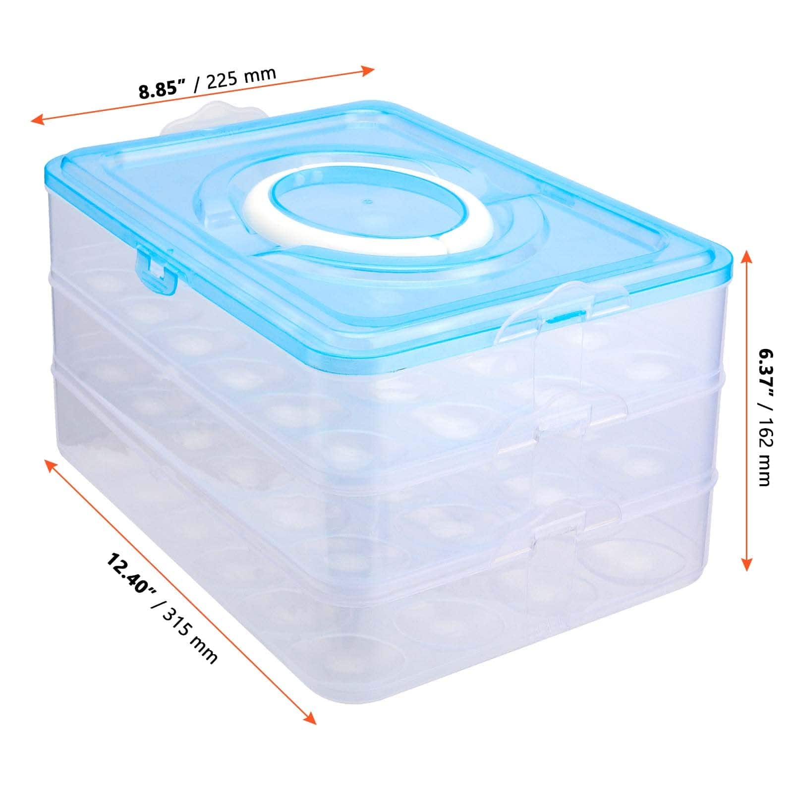 Portador de Huevos Rellenos de 3 Niveles SINJEUN, Portador - Imagen 3