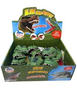 Juego completo de 12 títeres de mano de cocodrilo realistas