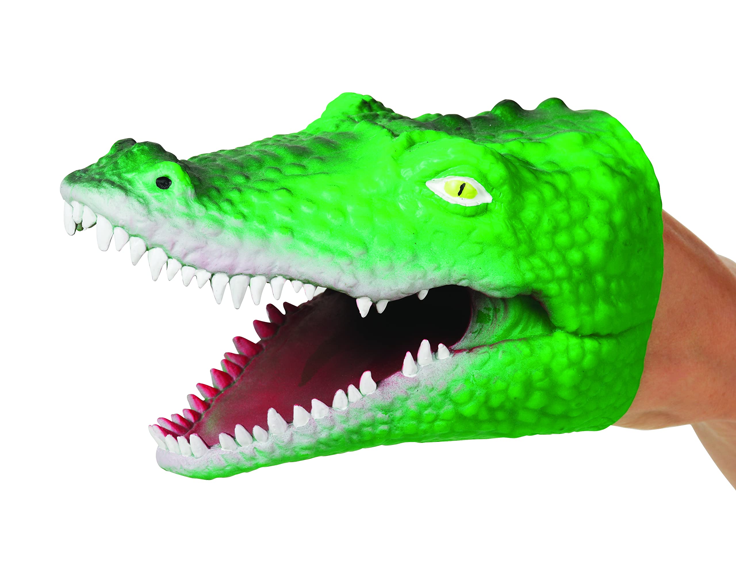 Juego completo de 12 títeres de mano de cocodrilo realistas - Imagen 3