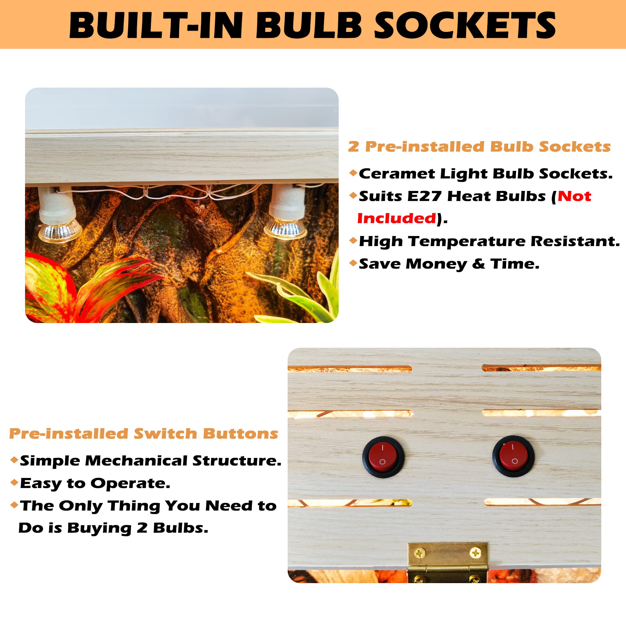 Terrario para lagartos Prolee de 21 galones a 68 galones - Imagen 5