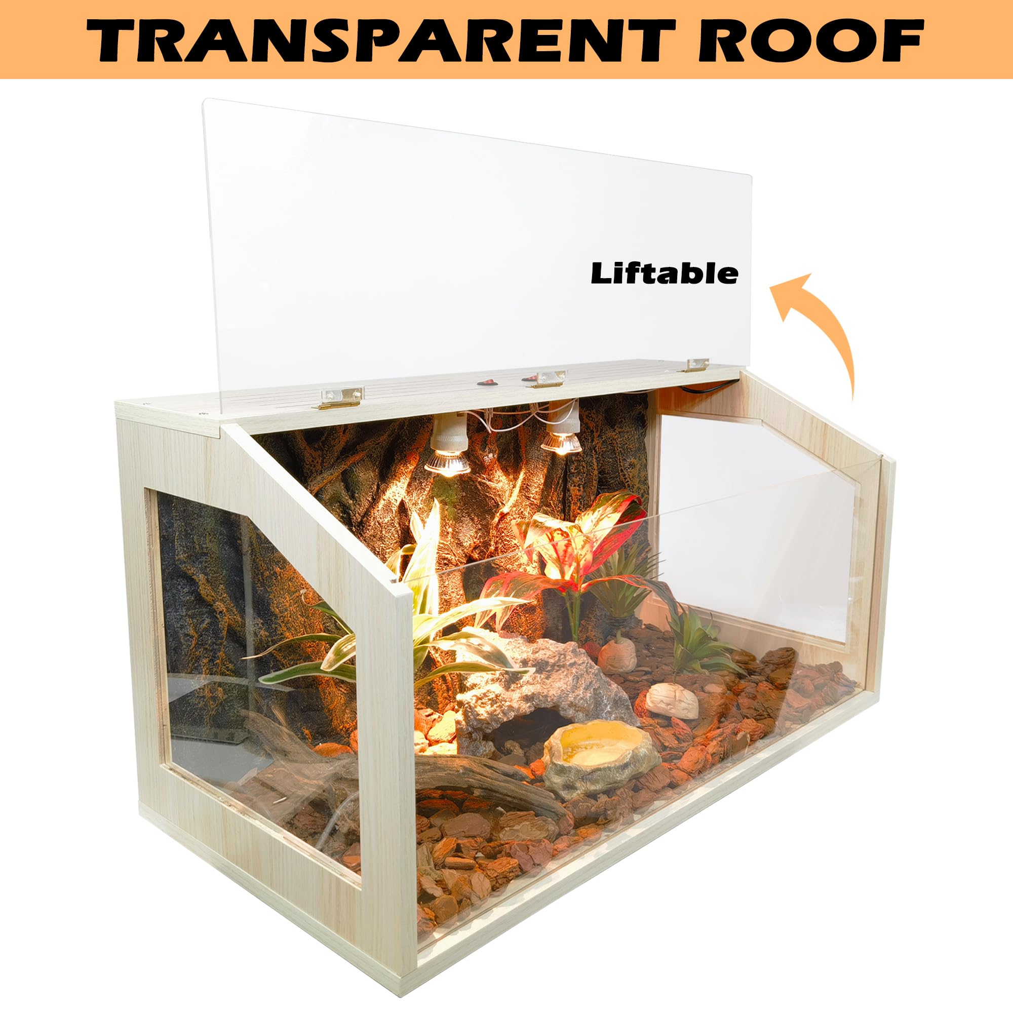 Terrario para lagartos Prolee de 21 galones a 68 galones - Imagen 7