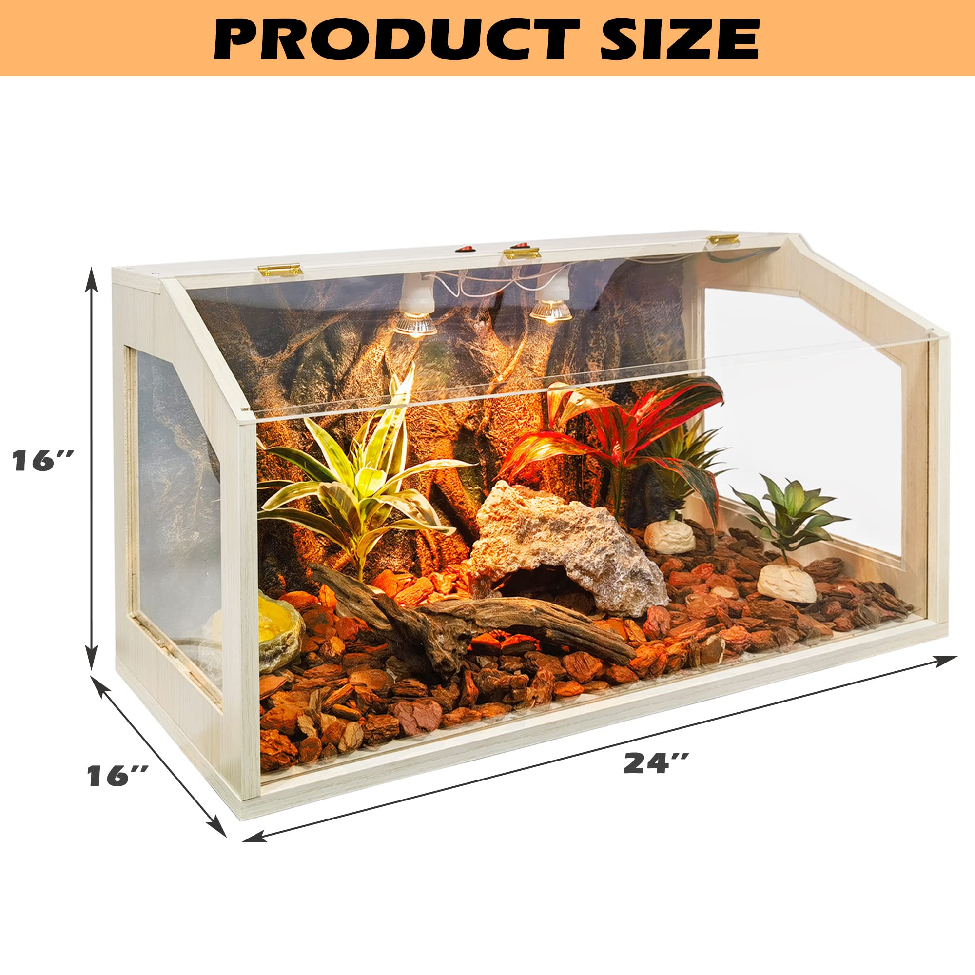 Terrario para lagartos Prolee de 21 galones a 68 galones - Imagen 3