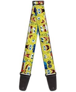 Correa para guitarra de Nickelodeon, SpongeBob Expressions