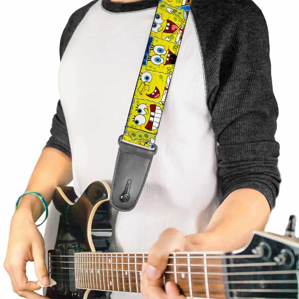 Correa para guitarra de Nickelodeon, SpongeBob Expressions - Imagen 3