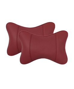 Cojín para el Cuello de Coche de 2 Piezas en Cuero de PU