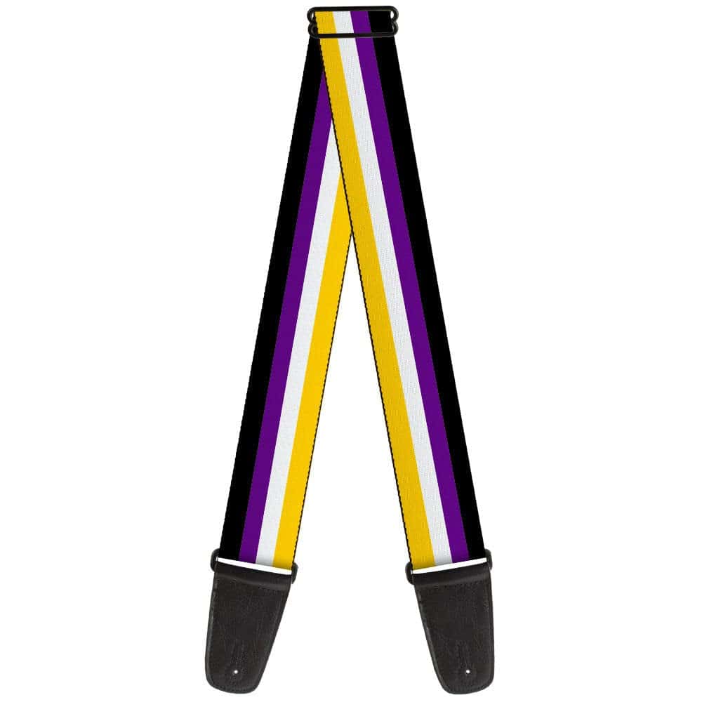 Correa de guitarra Buckle-Down, Bandera No Binaria de