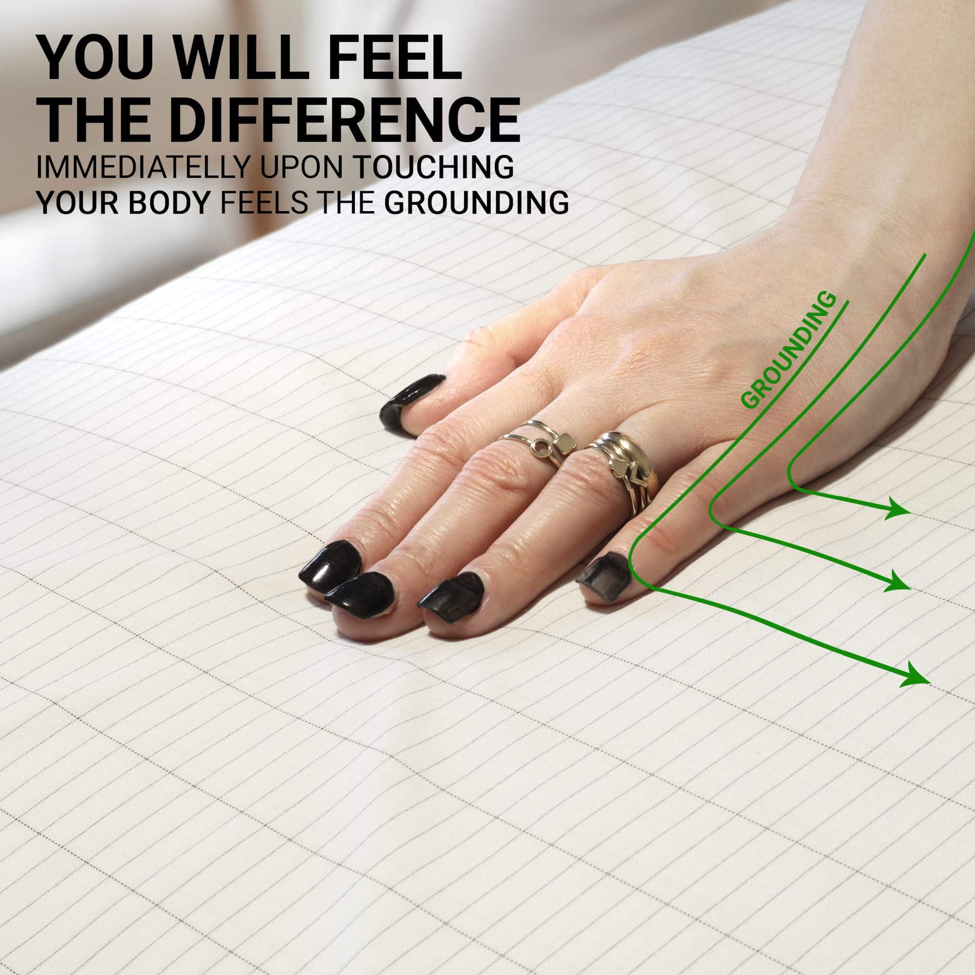 Sábana de conexión a tierra tamaño King es una de las - Imagen 5