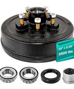JADODE 10" x 2-1/4" Kit de Tambor de Freno para Remolque 5
