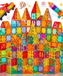 Palano Tiles Magnéticos, 100 Piezas Bloques de Construcción
