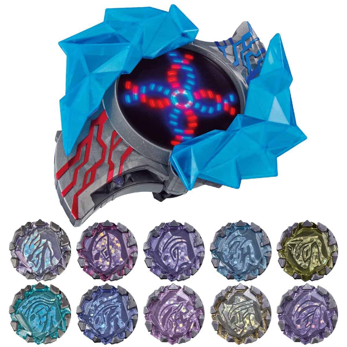 BANDAI Ultraman Blazar DX Blazar Brace Narikiri Set Azul