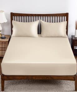 Sábana Ajustable de Viscosa de Bambú 1 Pack Tamaño King,