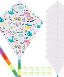 30 Paquetes de Cometas en Blanco para Niños, Cometas a
