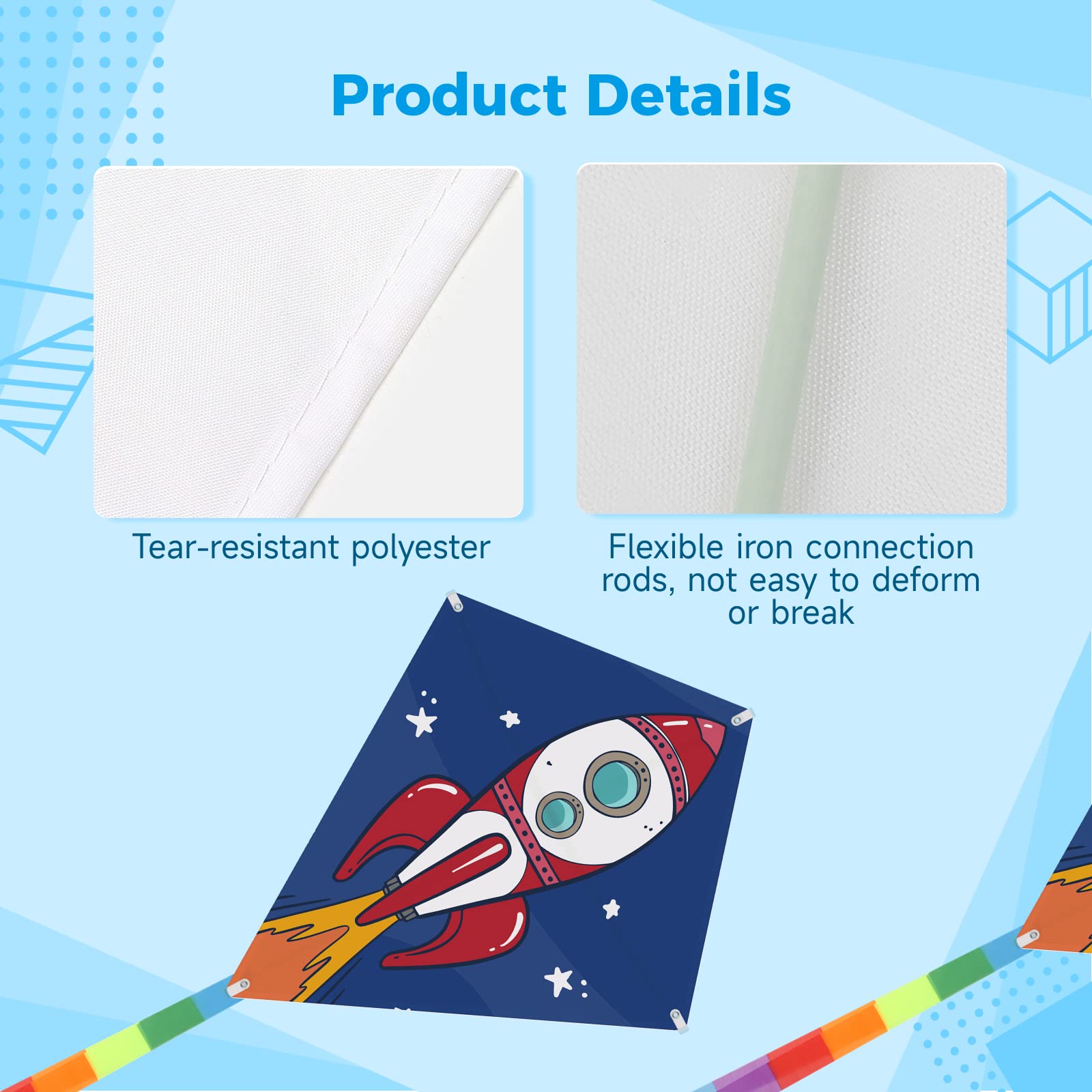 30 Paquetes de Cometas en Blanco para Niños, Cometas a - Imagen 5