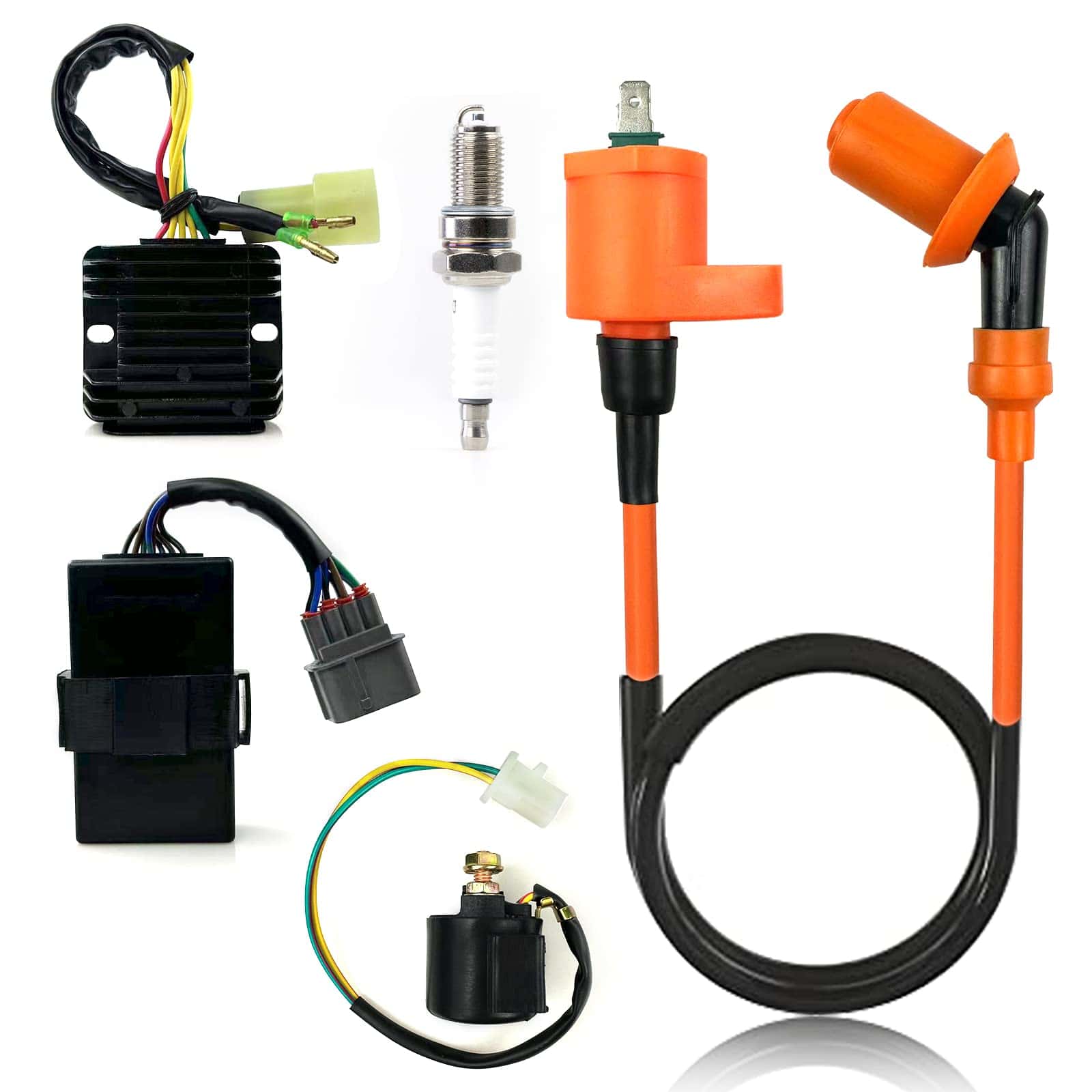 Regulador de Voltaje Rectificador Relé Caja de CDI Bobina