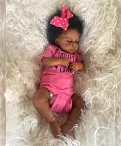 Muñeca Reborn Realista Negra - Muñecas Reborn de 20